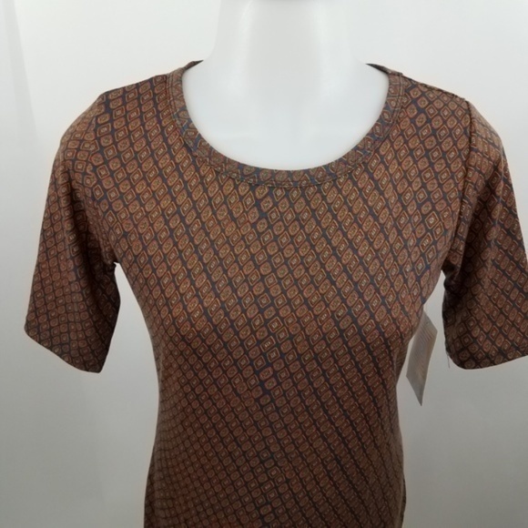 Lularoe Dress Julia XS Short Sleeve Wiggle Pattern - Picture 3 of 6